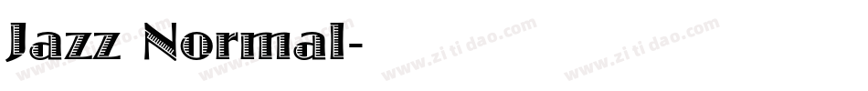 Jazz Normal字体转换